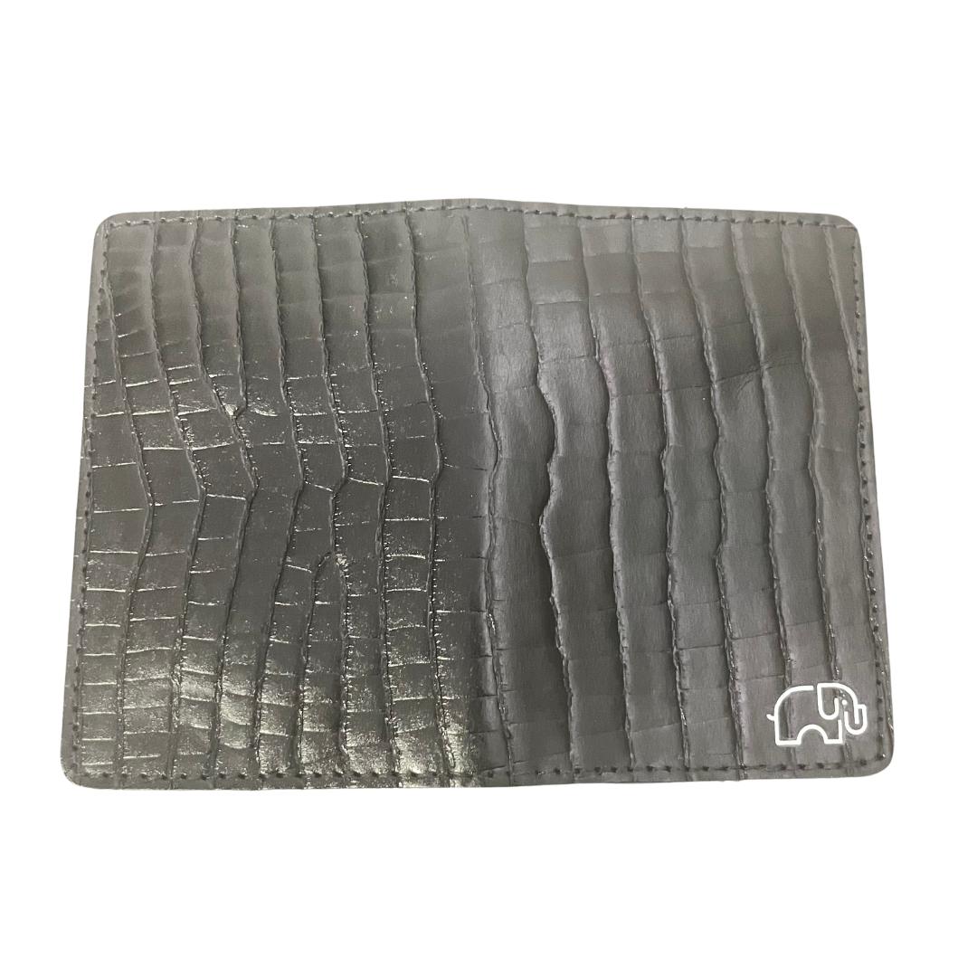 Porta Cartão Preto Croco — foto 4
